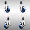 Service Caster 3 Inch 316SS Solid Poly Swivel 1-5/8 Inch Expanding Stem Caster Brake SCC, 2PK SCC-SS316EX20S314-SPUS-2-TLB-2-158 - alternate 1